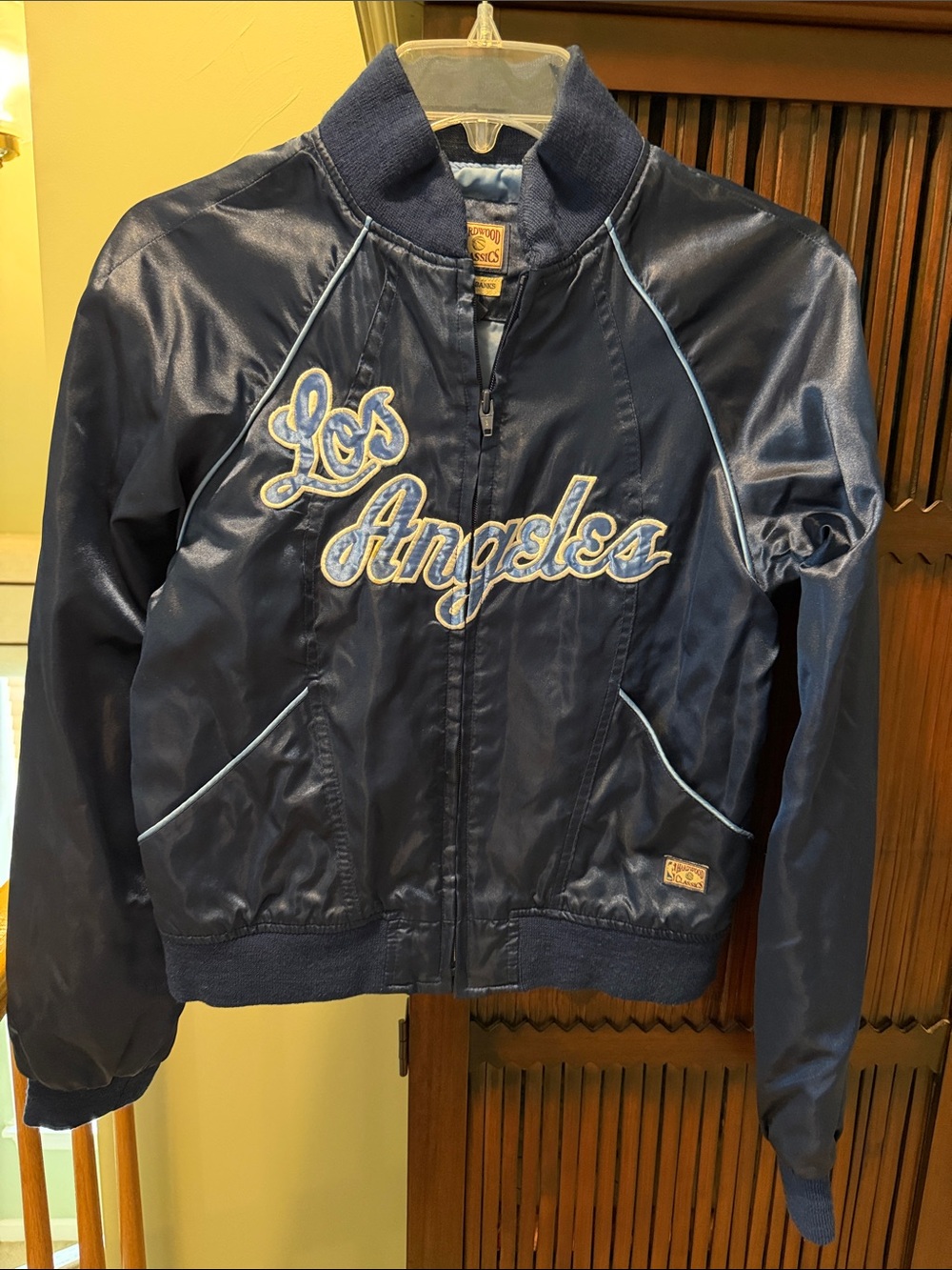 Los Angeles Navy Kids Satin Bomber Jacket